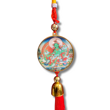 Load image into Gallery viewer, Green Tara & Guru Rinpoche Hanger - 35 cm