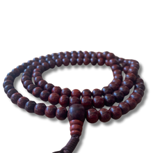 Load image into Gallery viewer, Red Sandalwood 108 Bead Mala