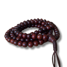 Load image into Gallery viewer, Red Sandalwood 108 Bead Mala