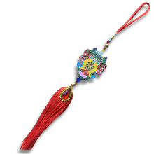 Load image into Gallery viewer, Eight Auspicious symbols hanger with tassel