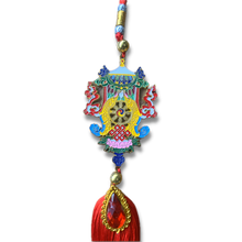 Load image into Gallery viewer, Eight Auspicious symbols hanger with tassel