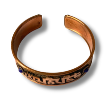 Load image into Gallery viewer, Mani Compassion Mantra Brass Cuff