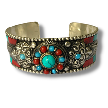 Load image into Gallery viewer, Stone Setting Metal Cuff