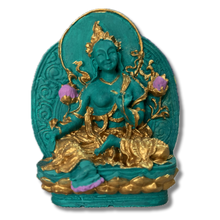 Load image into Gallery viewer, Arya Green Tara Tsa Tsa - 7cm