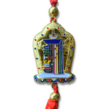 Load image into Gallery viewer, Hanger with Kalachakra symbol & tassel