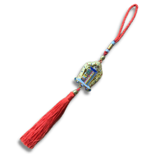 Load image into Gallery viewer, Hanger with Kalachakra symbol & tassel