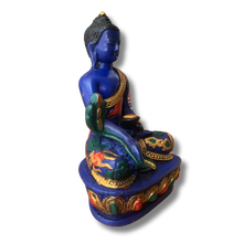 Load image into Gallery viewer, Medicine Buddha Statue - Hand Painted -14cm