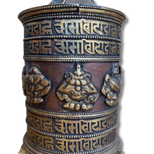 Load image into Gallery viewer, Sanskrit Standing Prayer Wheel - Antique Like - Large