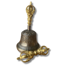 Load image into Gallery viewer, 5 Pronged Vajra & Bell - Large