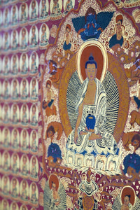 Shakyamuni Buddha & Ten Thousand Bodhisattvas Thangka