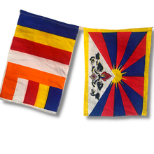 Load image into Gallery viewer, Universal Buddhist Flag & Tibetan National Flag Banner