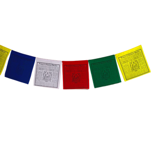 Medicine Buddha Prayer Flags -English