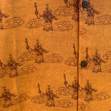 Load image into Gallery viewer, Tibetan Opera Dancer Short Sleeved Shirt - Burnt Orange