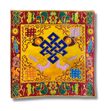 Load image into Gallery viewer, Square Brocade Altar/Table Placemat