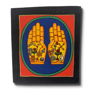 Hamsa Symbolic Palms & Feet - Hand painted