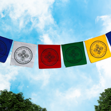 Load image into Gallery viewer, Double Vajra Prayer Flags - Extra Large