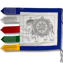 Load image into Gallery viewer, Sonam Khorlo Elephant Prayer Flags - Large