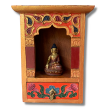 Load image into Gallery viewer, Tibetan Wooden Altar Box