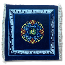 Load image into Gallery viewer, Premium Tibetan Carpet -Dark Blue