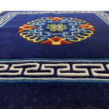 Load image into Gallery viewer, Premium Tibetan Carpet -Dark Blue