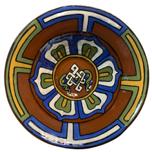 Load image into Gallery viewer, Lotus & Endless Knot Ceramic Bowl