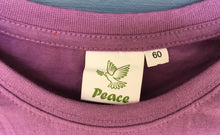Load image into Gallery viewer, Children&#39;s T-Shirt tashi delek yak print purple size 60 tag