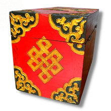 Load image into Gallery viewer, Tibetan Treasure Box Powerful Dragon - Red
