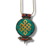 Load image into Gallery viewer, Endless Knot Ghau Pendant