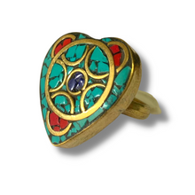 Load image into Gallery viewer, Heart-Shaped Finger Ring