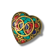 Load image into Gallery viewer, Heart-Shaped Finger Ring