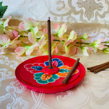 Load image into Gallery viewer, Flower Incense Holder- Red