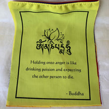 Load image into Gallery viewer, Buddha Quote Prayer Flags