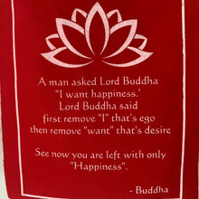 Load image into Gallery viewer, Buddha Quote Prayer Flags