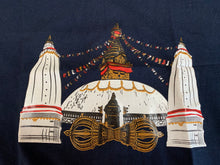 Load image into Gallery viewer, Boudhanath Stupa & Vajra T-Shirt