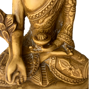 Medicine Buddha Statue - Antique like- Sandy