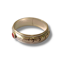Load image into Gallery viewer, Rotatable Mantra Ring - Sanskrit Syllable