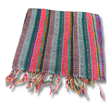 Load image into Gallery viewer, Multi-coloured Organic Cotton Scarf