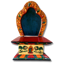 Load image into Gallery viewer, Snow Lion Statue Throne - Antique Like - Large
