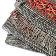 Load image into Gallery viewer, Yak Wool Shawl Black & Grey