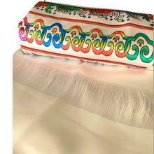 Load image into Gallery viewer, Multi-Coloured Auspicious Symbols Offering Scarf (Khata) - Premium 2.5m