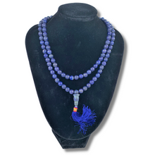Load image into Gallery viewer, Lapis Lazuli 108 Prayer Bead Mala