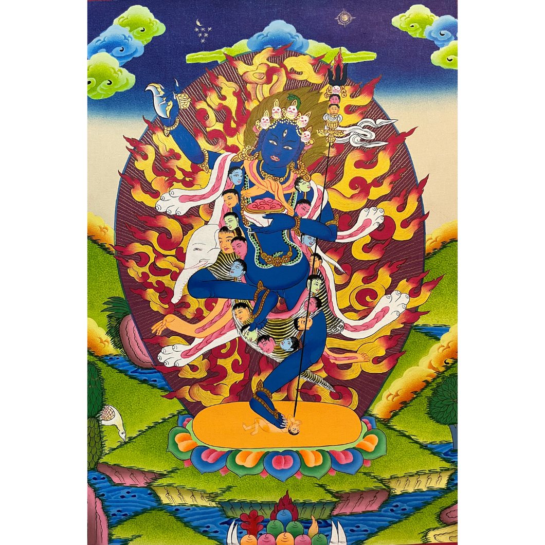 Nairatmya Yogini- Hand-painted Thangka