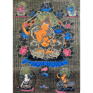 Manjushri - Hand-painted Thangka