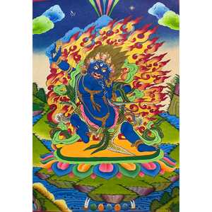 Vajrapani - Hand-painted Thangka