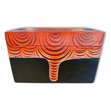 Load image into Gallery viewer, Hand-Painted Tibetan Tiger Wooden Storage Box