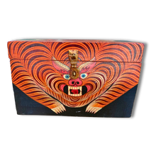 Load image into Gallery viewer, Hand-Painted Tibetan Tiger Wooden Storage Box