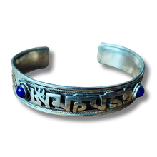 Load image into Gallery viewer, Mani Compassion Mantra Metal Cuff