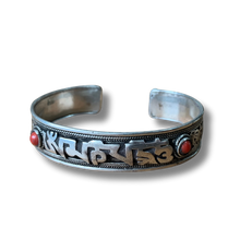 Load image into Gallery viewer, Mani Compassion Mantra Metal Cuff