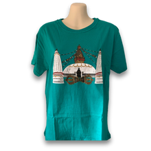 Load image into Gallery viewer, Boudhanath Stupa &amp; Vajra T-Shirt
