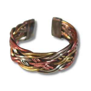 3 Metal Braided Ring